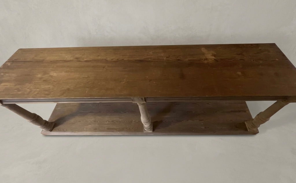 Restoration Hardware Distressed Rectory Large Console Table – 94"