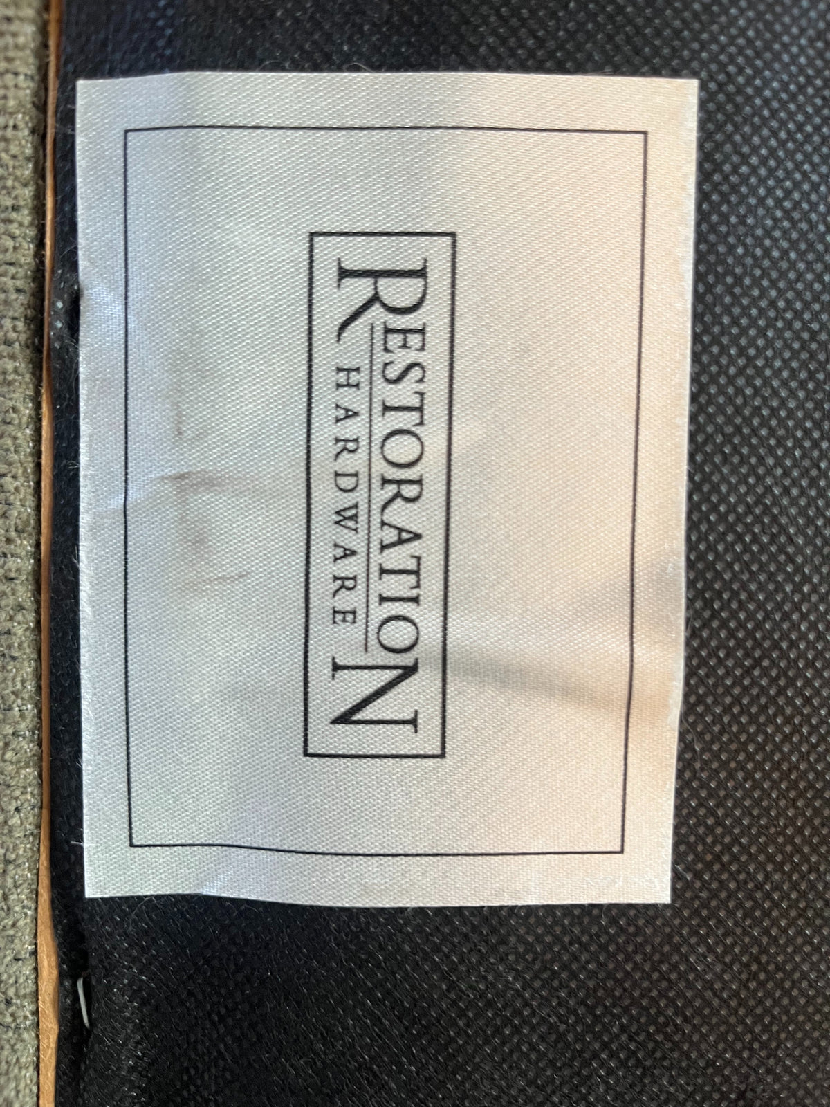 Restoration Hardware 60” Square Tufted Ottoman