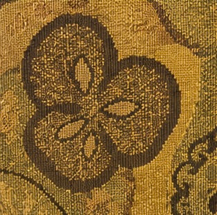 Vintage-Style Floral Upholstered Slipper Accent Chair